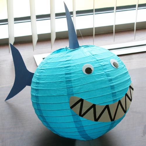 How To: Shark Paper Lanterns