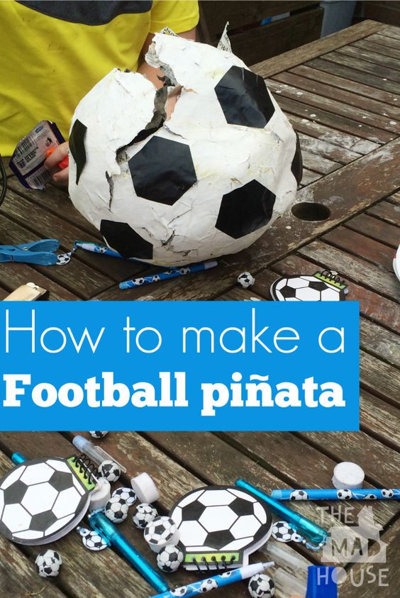 How to Make a Football Pinata