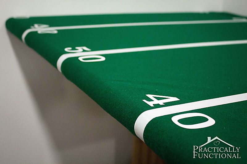 ​DIY Football Field Tablecloth