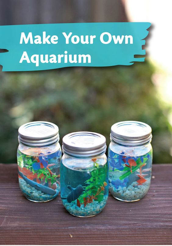 Make a Mason Jar Aquarium