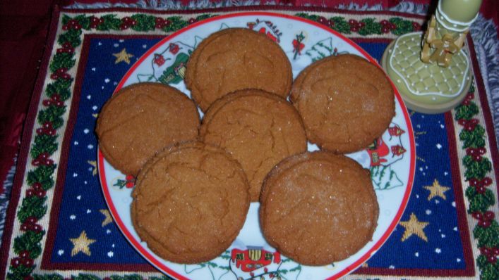 Ginger Molasses Cookie Recipe, perfect for Christmas