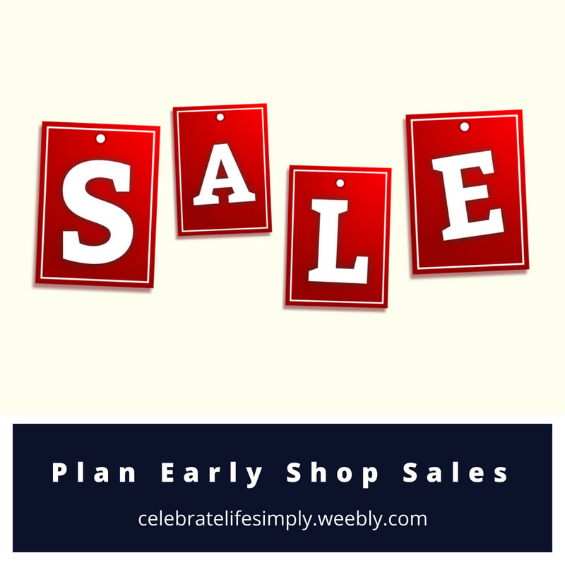 Plan Early Shop Sales - DIY Party