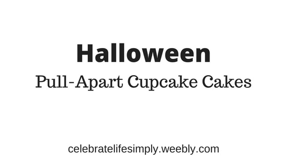 Halloween Pull-Apart Cupcake Cake Template | Over 200 Cupcake Cake Templates perfect for all your party needs!