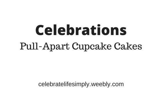 Celebrations Pull-Apart Cupcake Cake Template | Over 200 Cupcake Cake Templates perfect for all your party needs!