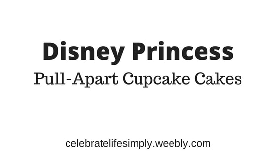 Disney Princess Pull-Apart Cupcake Cake Template | Over 200 Cupcake Cake Templates perfect for all your party needs!