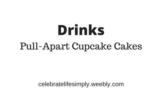 Drinks Pull-Apart Cupcake Cake Template | Over 200 Cupcake Cake Templates perfect for all your party needs!
