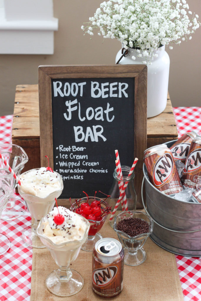 Root Beer Float Bar