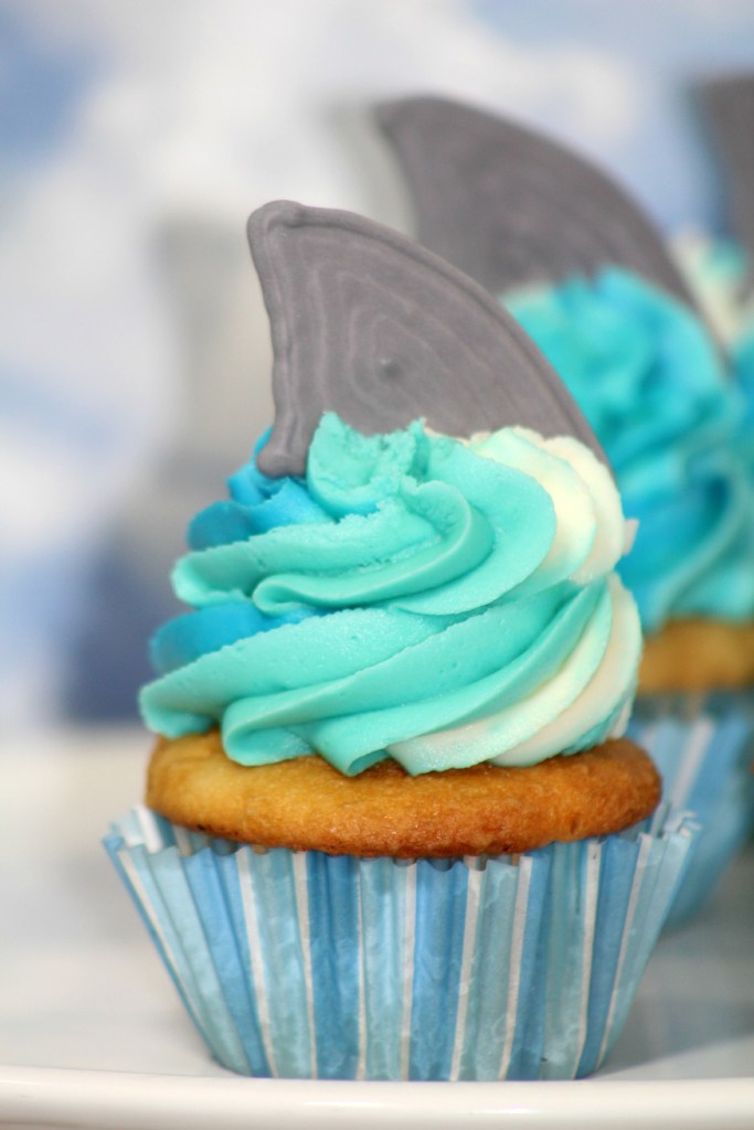 Shark Fin Cupcakes Recipe