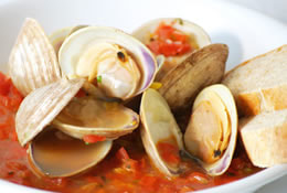 Steamed Clams with Tomato and Herbs