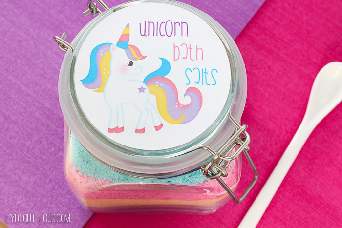 Unicorn Fizzy Bath Salts